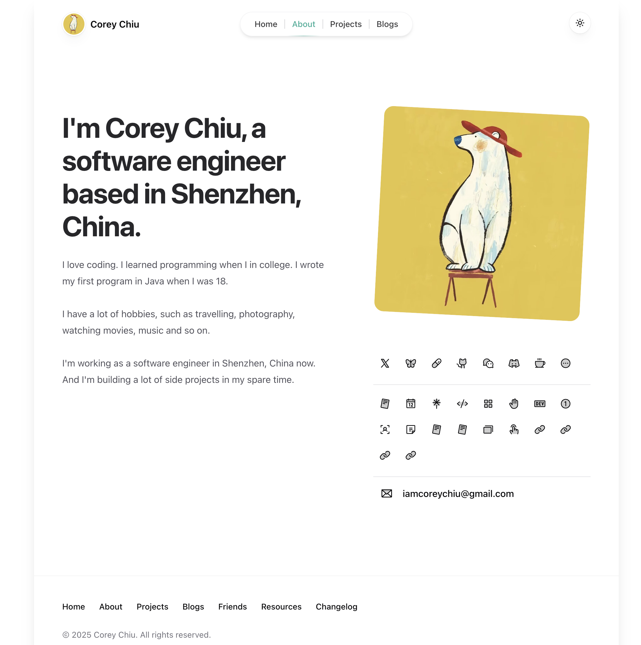 coreychiu-portfolio-template